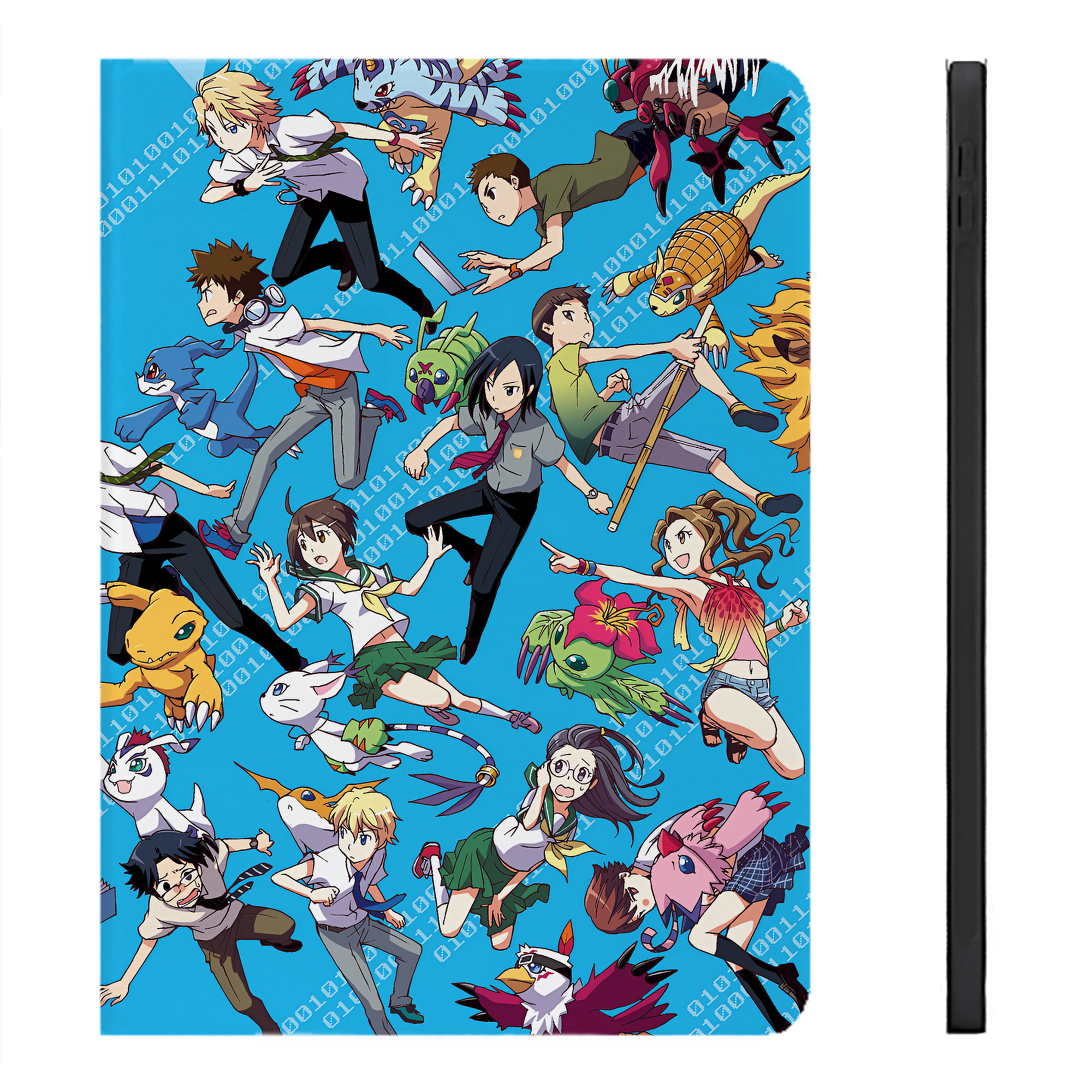 （画像用） Digimon デジタルモンスター/デジモン IPadケース ペンホルダー付き ブックスタイルデザイン